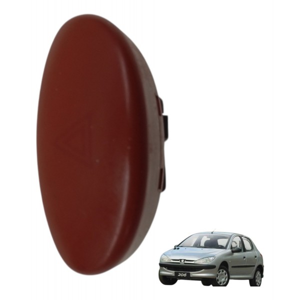 Botão Pisca Alerta Painel Peugeot 206 2003 2004 2005 2006
