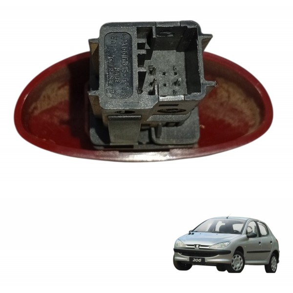 Botão Pisca Alerta Painel Peugeot 206 2003 2004 2005 2006