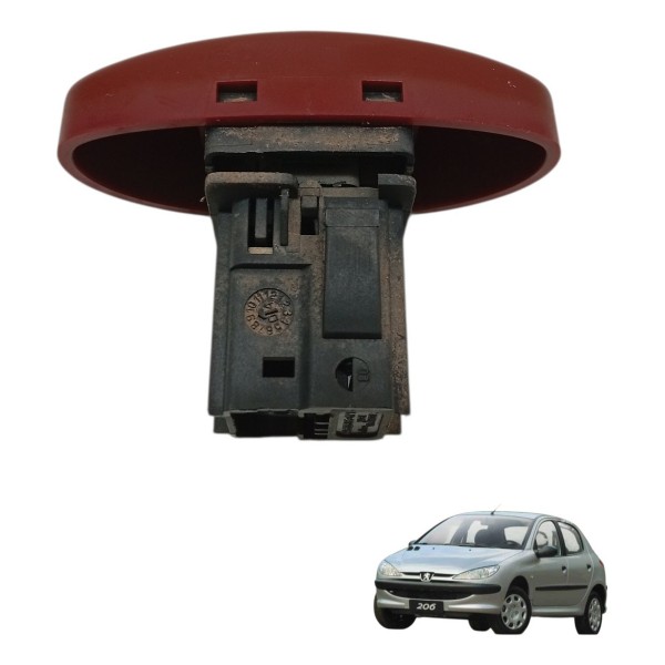 Botão Pisca Alerta Painel Peugeot 206 2003 2004 2005 2006