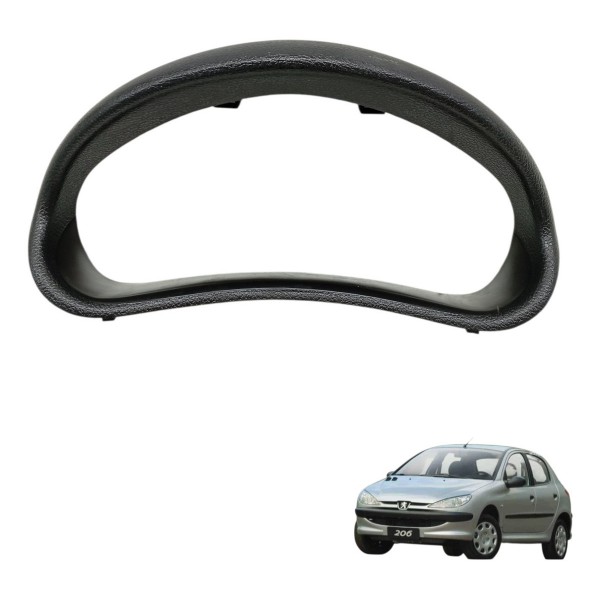 Moldura Painel Instrumentos Peugeot 206 2005 2006 2007