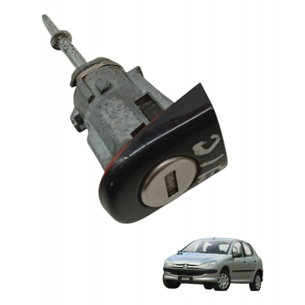 Cilindro Fechadura Porta Dianteira Esquerda Peugeot 206 2005