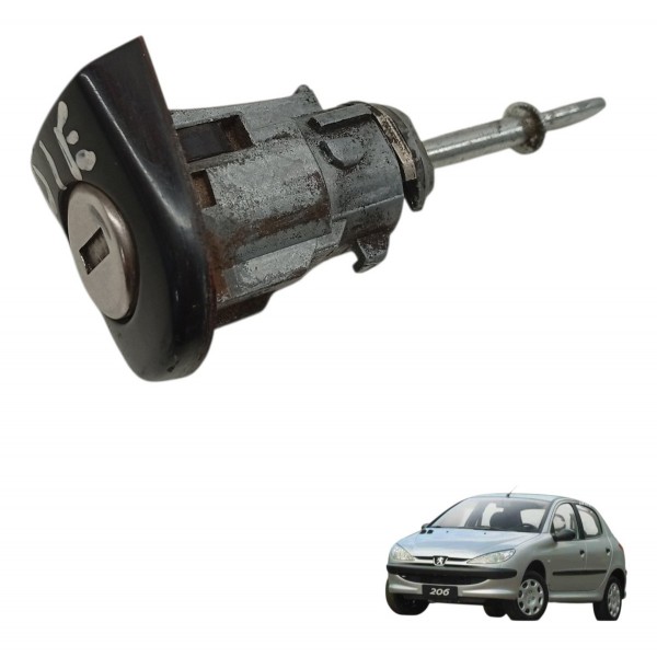 Cilindro Fechadura Porta Dianteira Esquerda Peugeot 206 2005