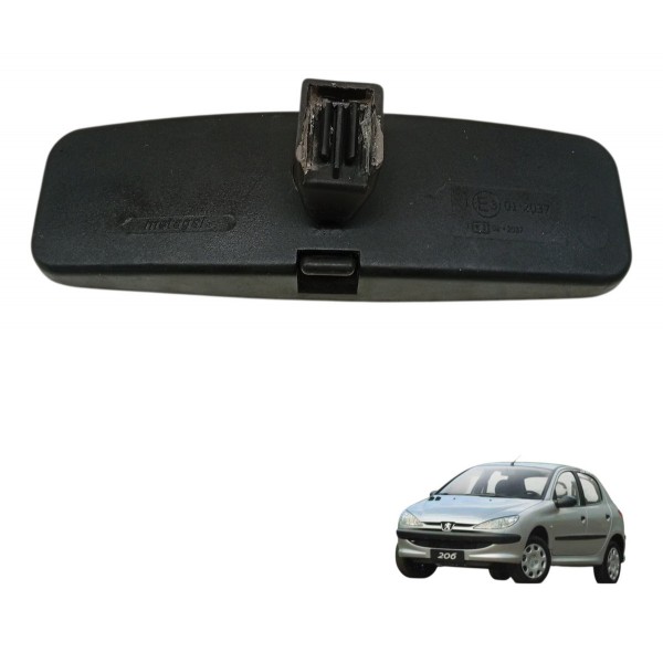 Retrovisor Interno Peugeot 206 2003 2004 2005 2006 Detalhe
