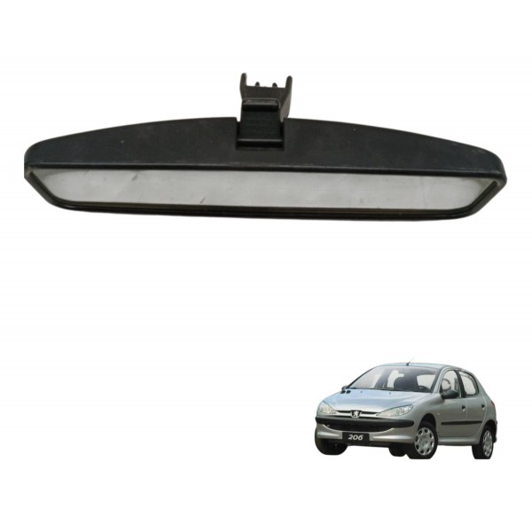 Retrovisor Interno Peugeot 206 2003 2004 2005 2006 Detalhe