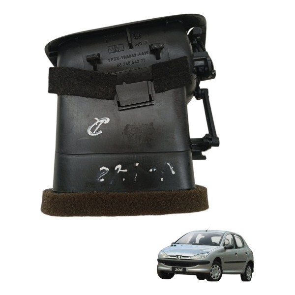 Difusor Ar Direito Painel Peugeot 206 2004 2005 2006 2007