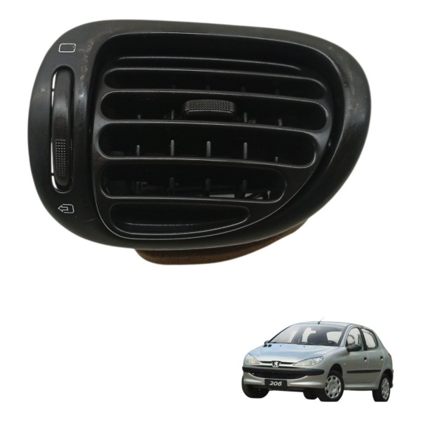 Difusor Ar Direito Painel Peugeot 206 2004 2005 2006 2007