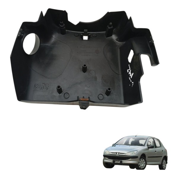 Moldura Inferior Coluna Direção Peugeot 206 2004 2005 2006