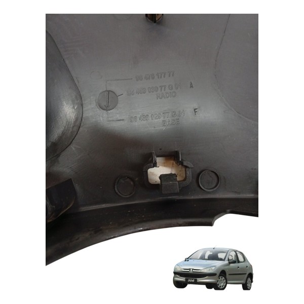Moldura Inferior Coluna Direção Peugeot 206 2004 2005 2006