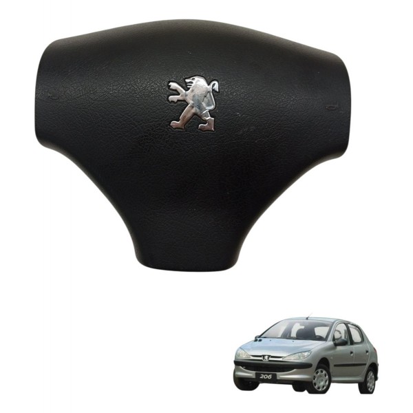 Capa Tampa Volante Buzina Peugeot 206 2004 2005 2006 2007