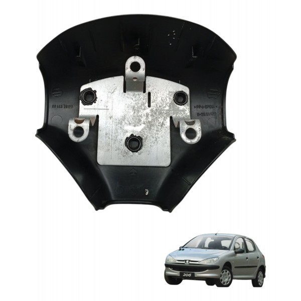 Capa Tampa Volante Buzina Peugeot 206 2004 2005 2006 2007