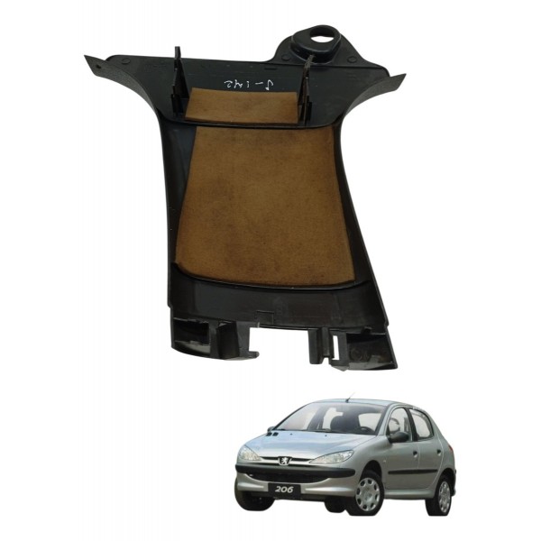 Moldura Direita Inferiror Coluna Peugeot 206 2005 Detalhe