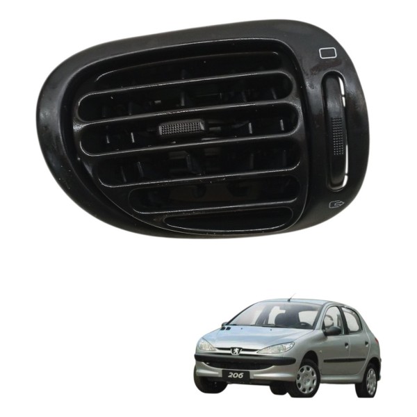 Difusor Ar Esquerdo Painel Peugeot 206 2004 2005 2006 2007