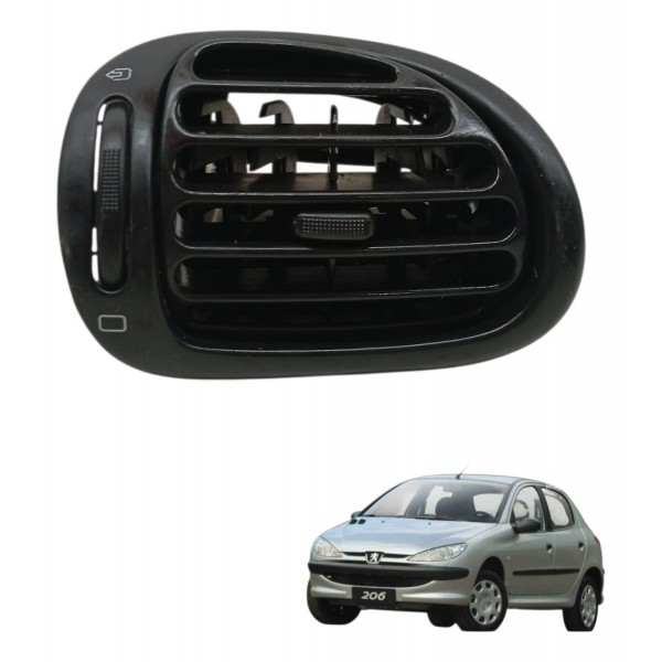 Difusor Ar Esquerdo Painel Peugeot 206 2004 2005 2006 2007