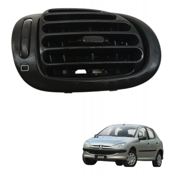 Difusor Ar Esquerdo Painel Peugeot 206 2004 2005 2006 2007