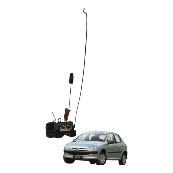 Fechadura Dianteira Esquerda Peugeot 206 2004 2005 2006 2007