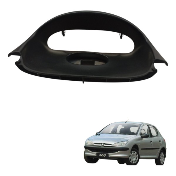 Moldura Computador Bordo Peugeot 206 2003 2004 2005 2006