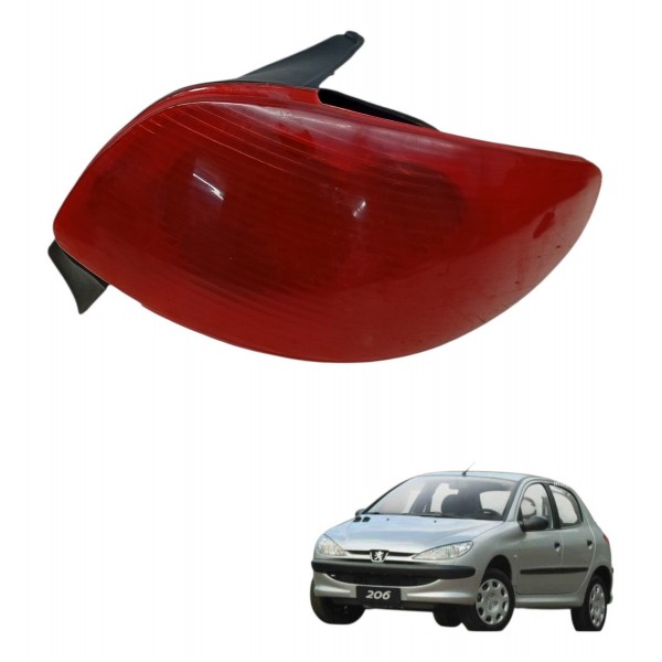 Lanterna Traseira Direita Peugeot 206 2002 2003 2004 2005 Direito/passageiro