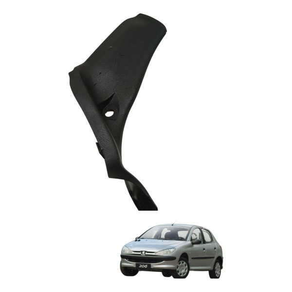 Moldura Acabamento Coluna Traseiro Esquerdo 206 2004 2005