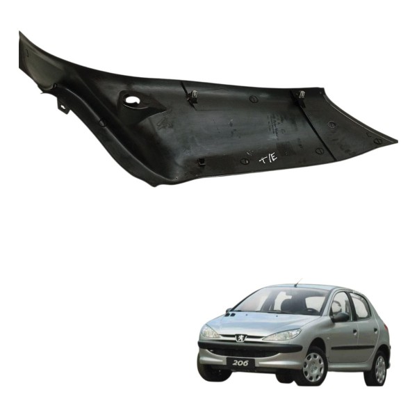 Moldura Acabamento Coluna Traseiro Esquerdo 206 2004 2005