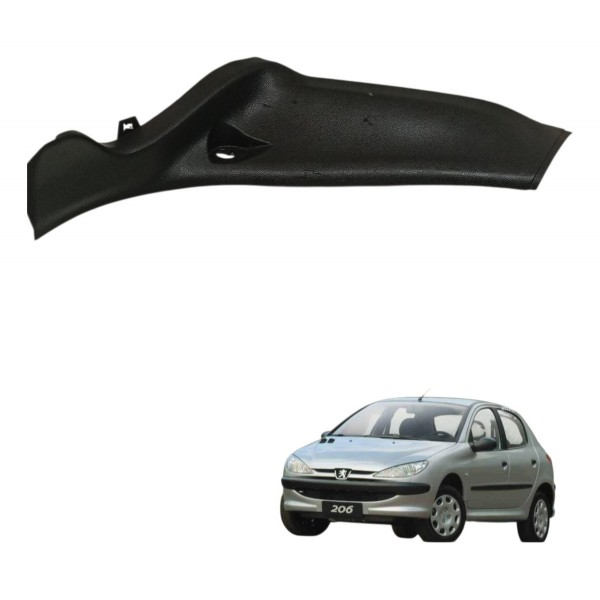 Moldura Acabamento Coluna Traseiro Esquerdo 206 2004 2005