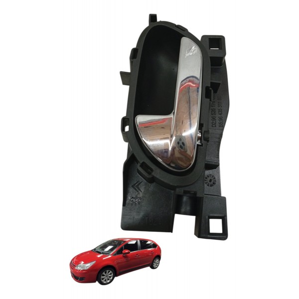 Maçaneta Interna Traseira Esquerda Citroen C4 Glx 2013 2014