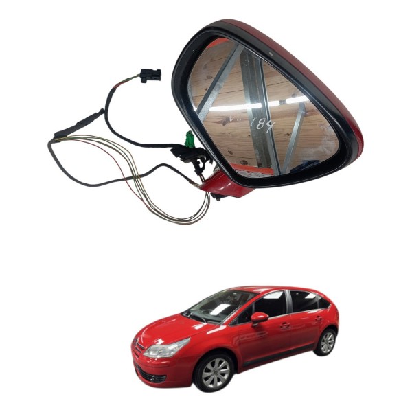 Retrovisor Eletrico Esquerdo Citroen C4 Hatch Glx 2013 2014