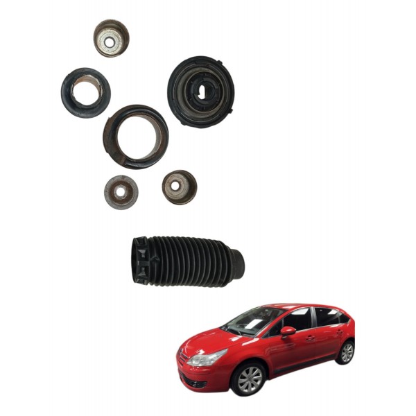 Kit Coifa Base Amortecedor Dianteiro Citroen C4 Glx 2013