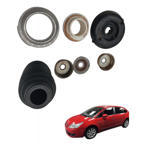 Kit Coifa Base Amortecedor Dianteiro Citroen C4 Glx 2013