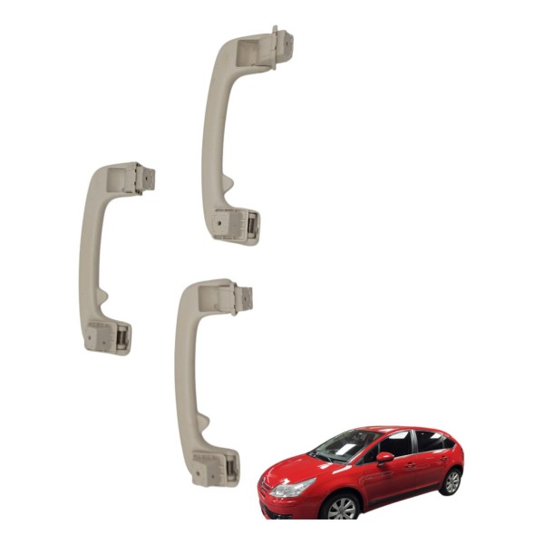 Kit Alça Teto Pqp Citroen C4 Glx Hatch 2013 2014 2015 2016
