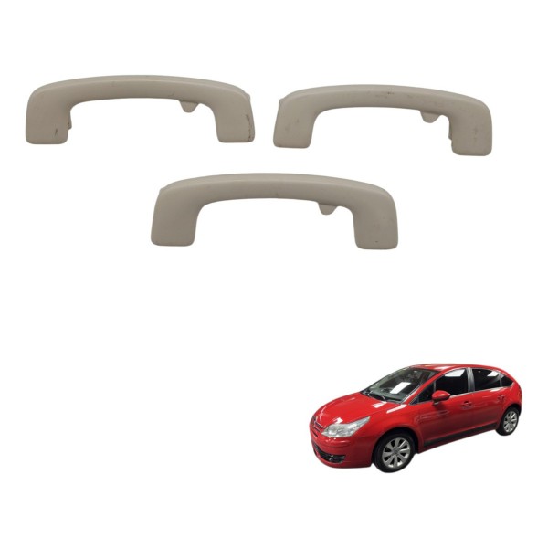Kit Alça Teto Pqp Citroen C4 Glx Hatch 2013 2014 2015 2016