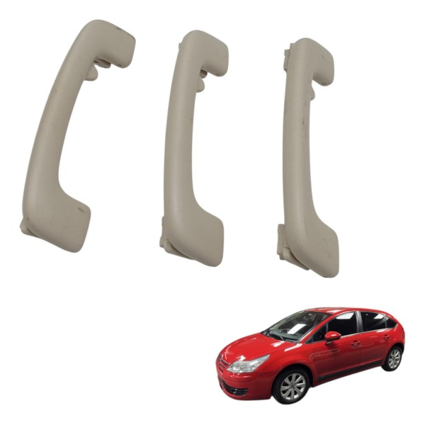 Kit Alça Teto Pqp Citroen C4 Glx Hatch 2013 2014 2015 2016