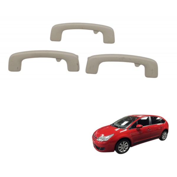 Kit Alça Teto Pqp Citroen C4 Glx Hatch 2013 2014 2015 2016