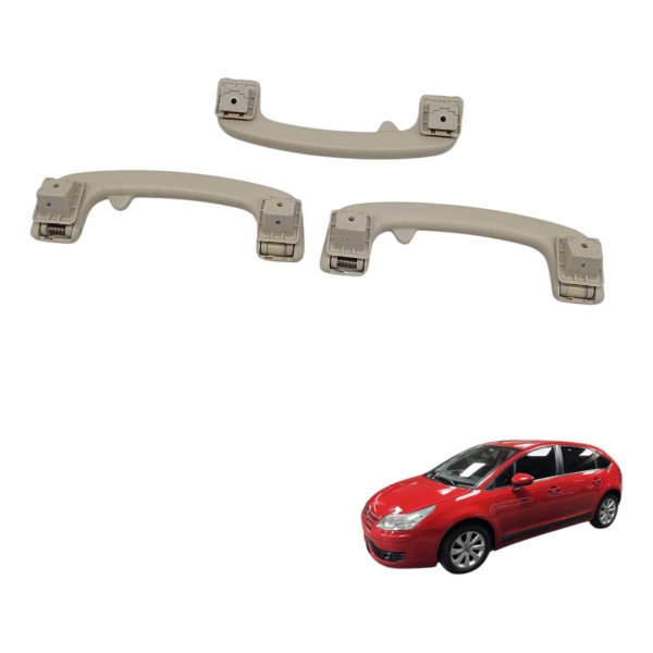 Kit Alça Teto Pqp Citroen C4 Glx Hatch 2013 2014 2015 2016