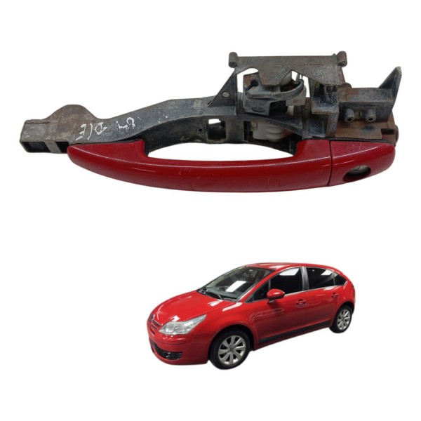Maçaneta Externa Dianteira Esquerda Citroen C4 Glx 2013 Dianteira