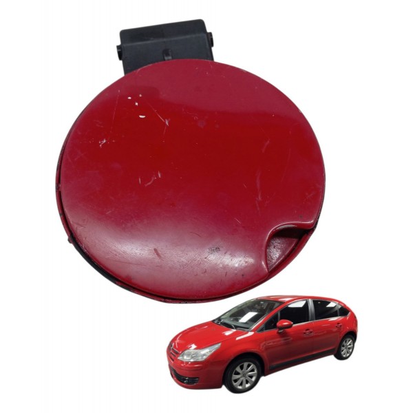Portinhola Tanque Combustível Citroen C4 Glx 2013 2014 2015 Vermelho 2013