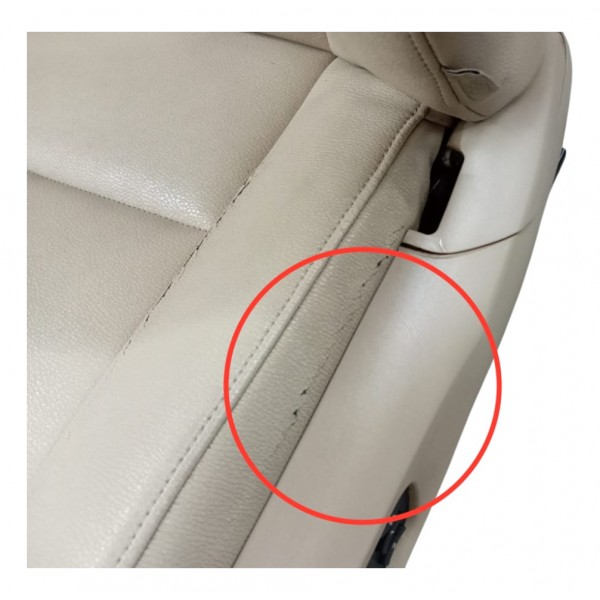 Jogo Bancos Couro Bmw X1 S Drive 2.0 N20 2013 2014 Detalhe Creme