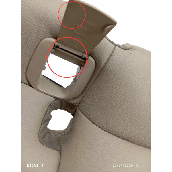 Jogo Bancos Couro Bmw X1 S Drive 2.0 N20 2013 2014 Detalhe Creme