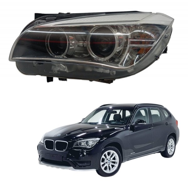 Farol Esquerdo Xenon Bmw X1 Drive 2013 2014 2015 Completo Direito/passageiro