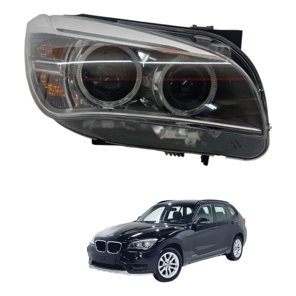 Farol Esquerdo Xenon Bmw X1 Drive 2013 2014 2015 Completo Esquerdo/motorista