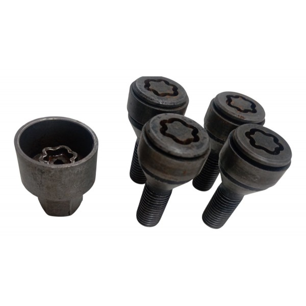 Jogo Parafuso Roda Segredo  C/chave Bmw X1 Drive 2.0 2015