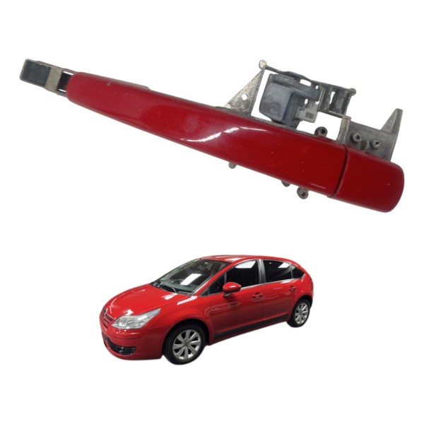 Maçaneta Externa Traseira Esquerda Citroen C4 Glx 2013 Traseira