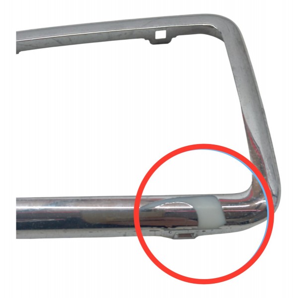 Moldura Cromada Console Câmbio Peugeot 407 2006 Detalhe