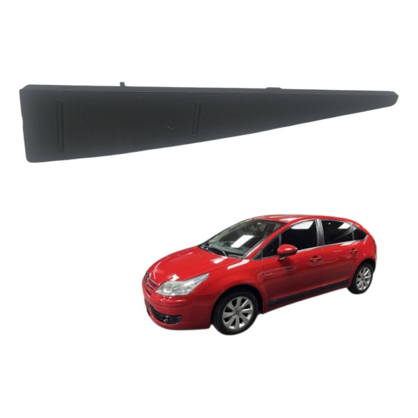 Acabamento Esquerdo Moldura Radio Citroen C4 Hatch 2013 2014