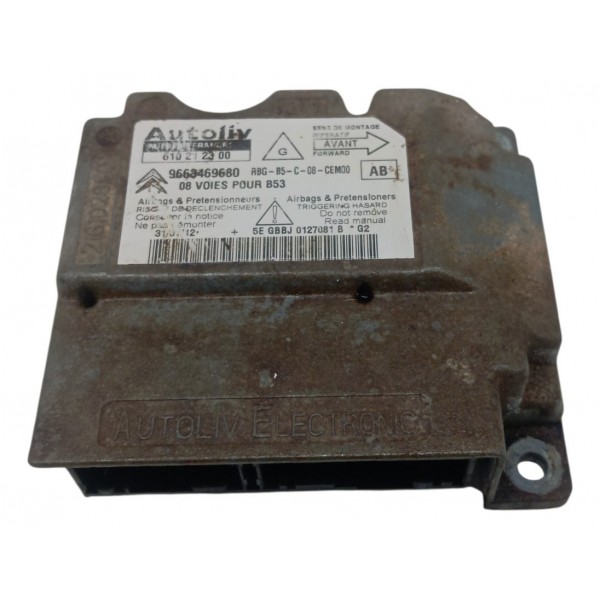 Modulo Central Impacto Citroen C4 Hatch Glx 2014 2015 2016