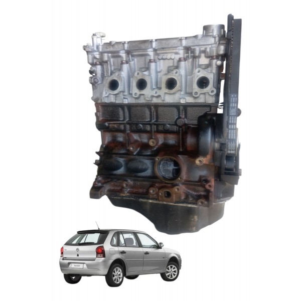 Motor Parcial Volkswagen Gol 1.0 8v Ia111 G2 G3 G4 2008 Flex