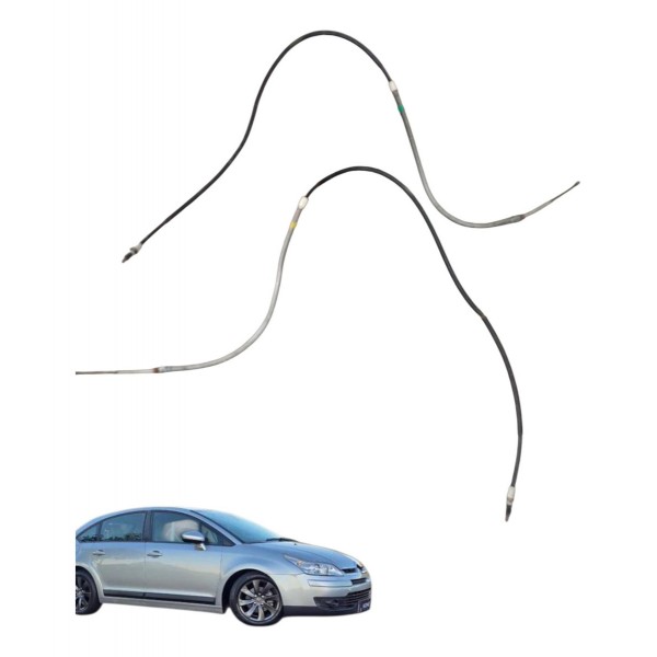 Par Cabo Freio Mão Citroen C4 Glx Hatch 2013 2014 2015