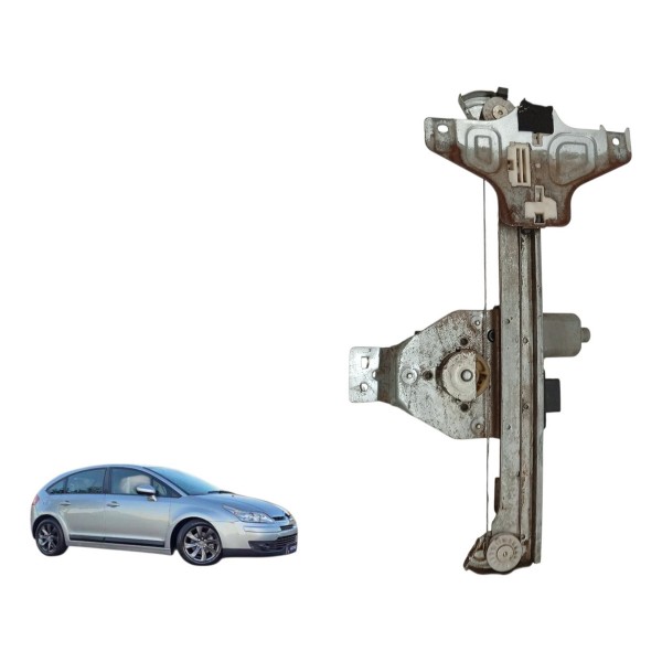Maquina Vidro Traseiro Direito Citroen C4 Glx 1.6 2012 2013