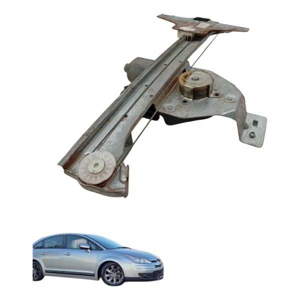 Maquina Vidro Traseiro Esquerdo Citroen C4 Glx 1.6 2012 2013