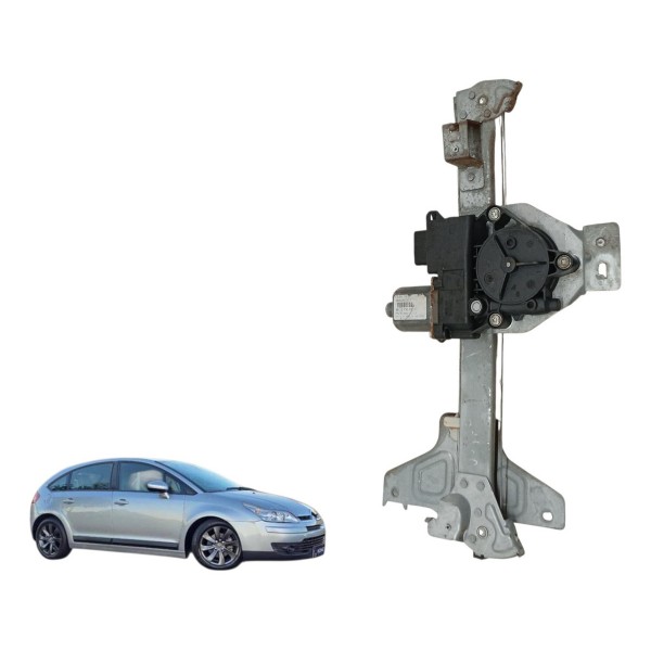 Maquina Vidro Traseiro Esquerdo Citroen C4 Glx 1.6 2012 2013