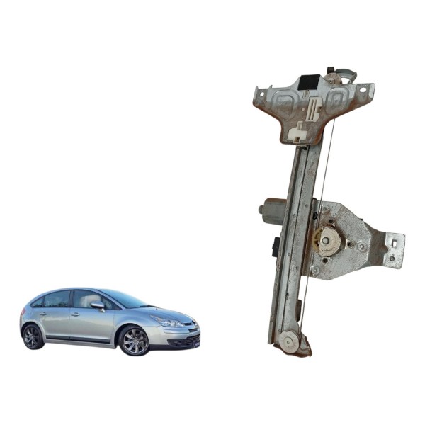 Maquina Vidro Traseiro Esquerdo Citroen C4 Glx 1.6 2012 2013